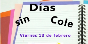 Imagen de la noticia El viernes 13 de febrero, ¡Día sin Cole!