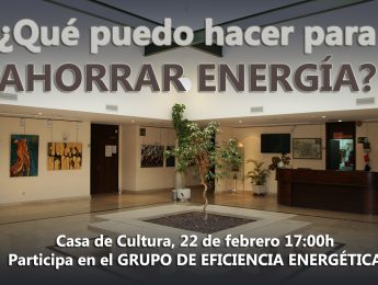 Imagen de la noticia Ahorrar energía en la Casa de Cultura