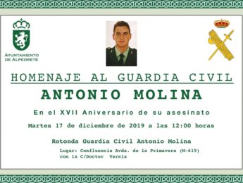 Imagen de la noticia Homenaje al guardia civil Antonio Molina