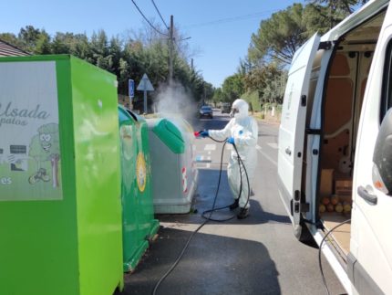 Imagen de la noticia El Ayuntamiento de Alpedrete intensifica las labores de limpieza y desinfección