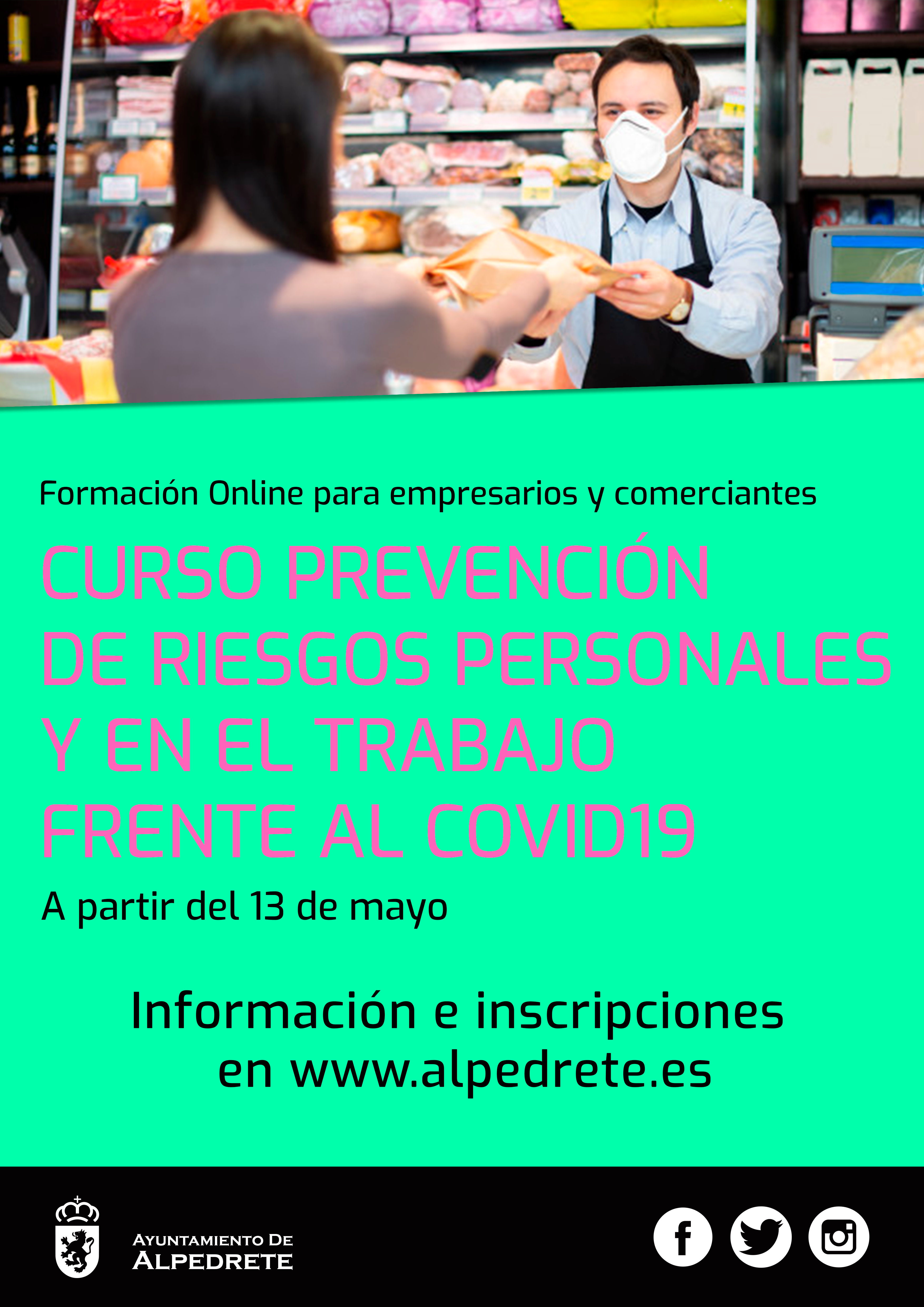 Imagen de la noticia Curso de prevención de riesgos personales y en el trabajo frente a COVID19